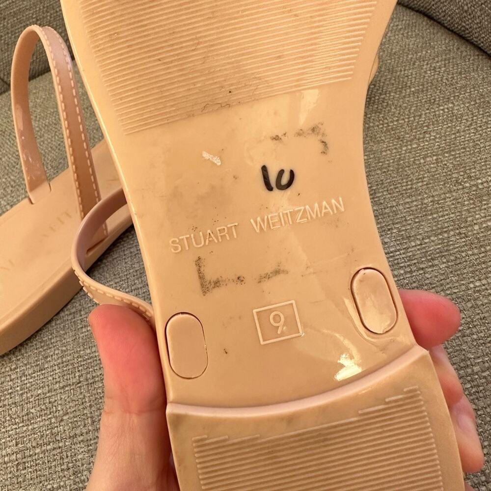 Stuart Weitzman Sawyer Jelly Slides - Picture 4 of 5